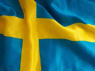 Swedish flag background