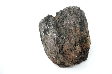 Carbon Coal Rock Isolated