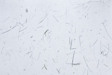 white handmade japanese paper texture with grass fibers