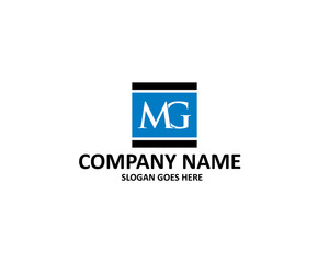 Fototapeta premium MG Letter Logo