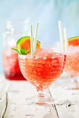 Frozen Watermelon Granita