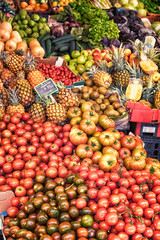 Fruits and Vegetables on the Market, Tenerife, Sta. Cruz
