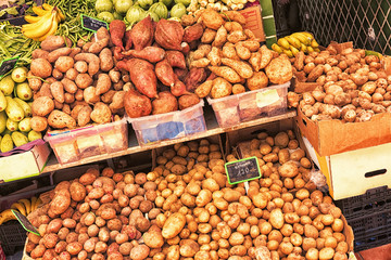 Fruits and Vegetables on the Market, Tenerife, Sta. Cruz