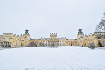 Fototapeta na wymiar Palace Warsaw