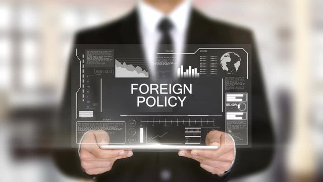 Foreign Policy, Hologram Futuristic Interface, Augmented Virtual Reality
