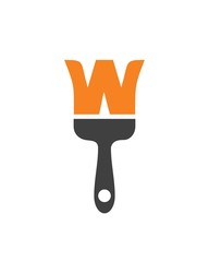 W Painting Logo