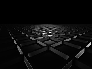 Obraz premium Abstract Shiny Silver Metal Background