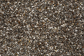 Background of chia seeds.