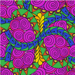 Abstract background of geometrical patterns drawing