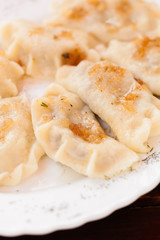 Dumplings with buckweat.