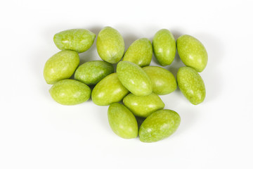 Green young olive