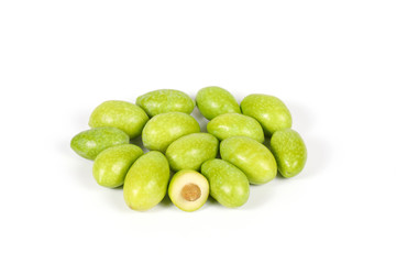 Green young olive