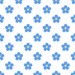 Forget me nots pattern