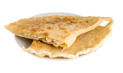 Calzone Samosa Tortilla Isolated