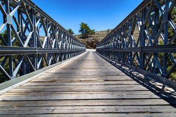 Bridge over the Aradena canyon