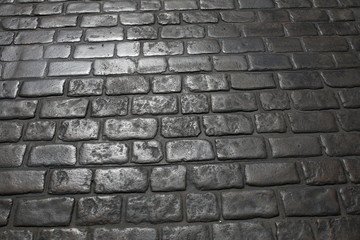 Gray brick texture. Close up