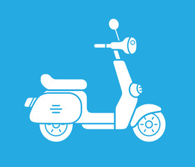 Obraz premium Scooter icon.