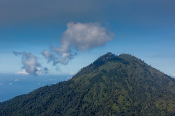 Fototapeta na wymiar Die Vulkanlandschaft im Osten Javas - Indonesien