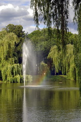 park z fontanną © Henryk Niestrój