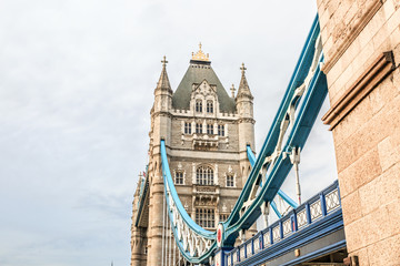 Fototapeta na wymiar The tower bridge in London England.