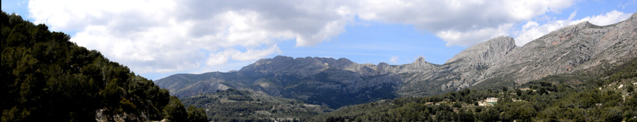 Spanish mountains panorama