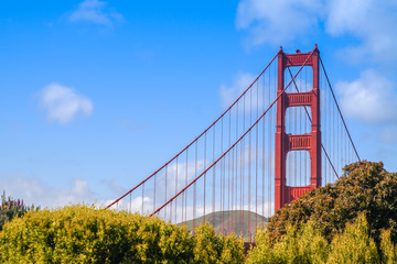The Golden Gate Bridge of San Francisco, CA