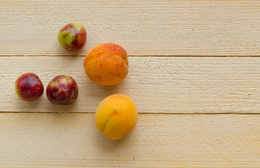 Apricot. Organic fruits