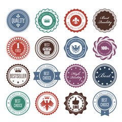 Emblems, badges and stamps - prize seals designs