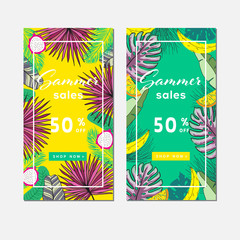 Summer sale background layout for banners,Wallpaper,flyers, invitation, posters, brochure, voucher discount.Vector illustration template.