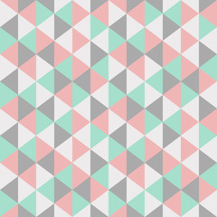 Fototapeta premium Triangle Seamless Pattern Vector