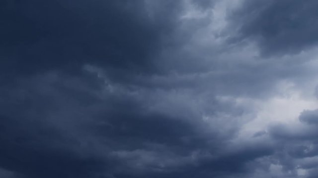 Storm clouds turn to white timelapse