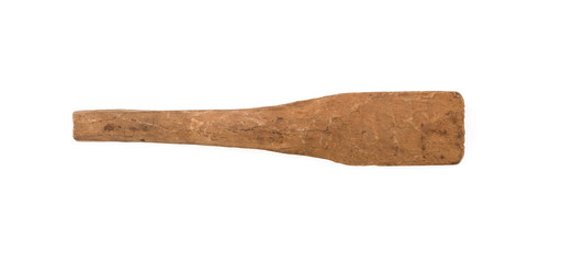 Ancient kitchen wooden spatula