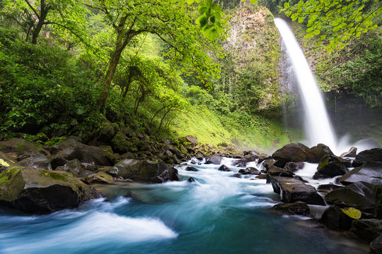 La Fortuna Waterfall, Costa Rica, long exposure