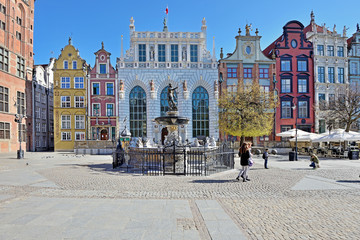 Old town of Gdansk, Poland - obrazy, fototapety, plakaty