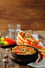 Chicken Bell pepper rice