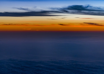 Cloudscape Sunset Scene