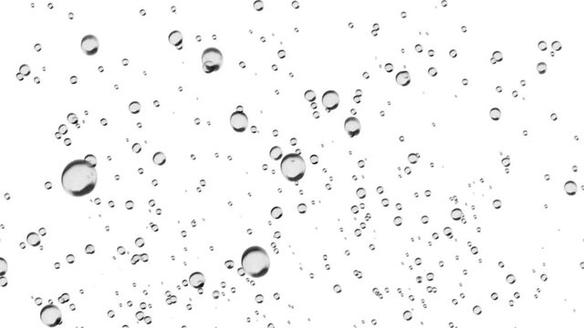 Bubbles in the clear water going up in slow motion 240fps full HD