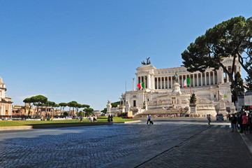 Fototapeta na wymiar Roma, Piazza Venezia