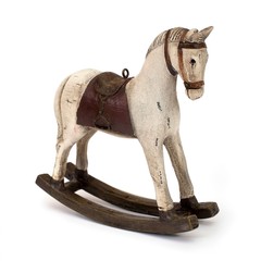 Horse-chairs on wheels (Christmas tree toy)