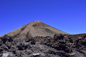 Volcano Teide, (Tenerife) 3718 meters. Natural Heritage of UNESCO