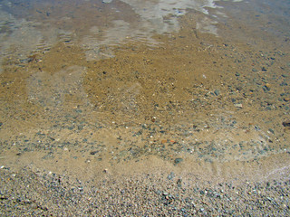 Close up coastline background