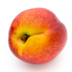 Peach. Fruit with isolated on white background.