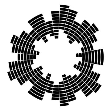 recommend clip art: equalizer music sound wave circle vector symbol icon design.