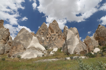 Rock Formations in  Cappadocia