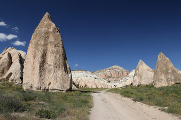 Rock Formations in  Cappadocia