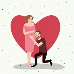 couple pregnant mom expecting baby happy love relationahip husband and wife