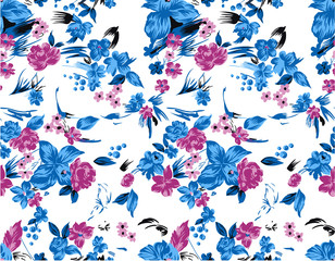 Seamless flower pattern