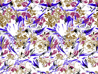 Seamless flower pattern