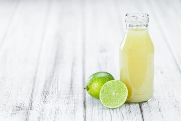 Fresh made Lime Juice