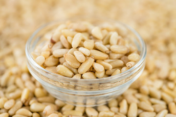 Pine Nuts (selective focus)